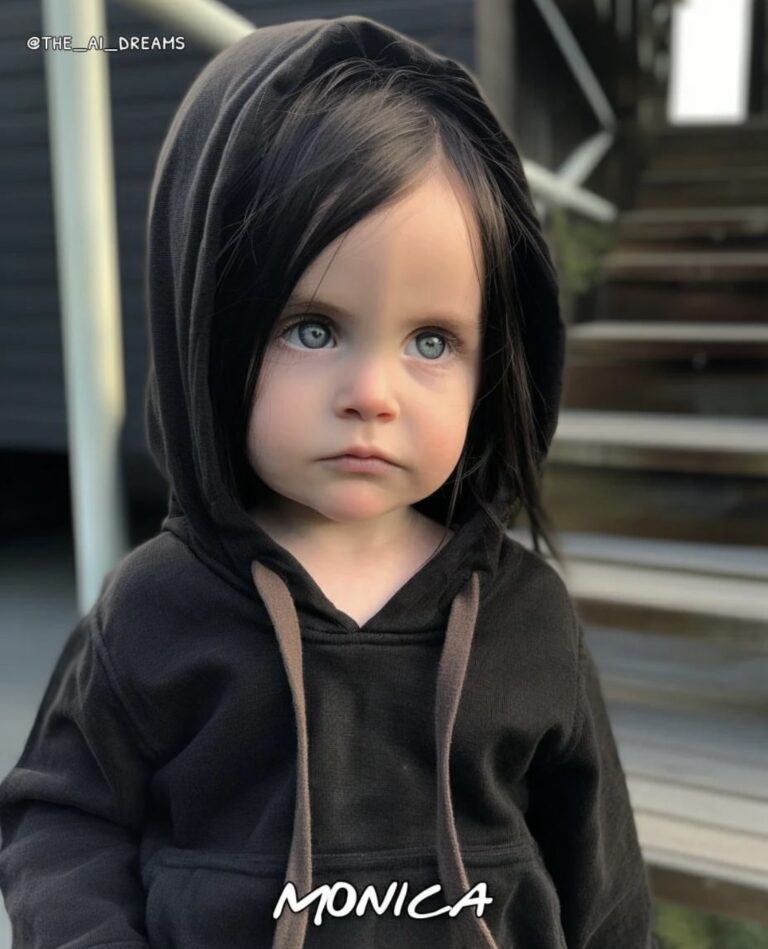 AI depicts what Courteney Cox would look like as a kid. | Credit: IG/the_AI_dreams