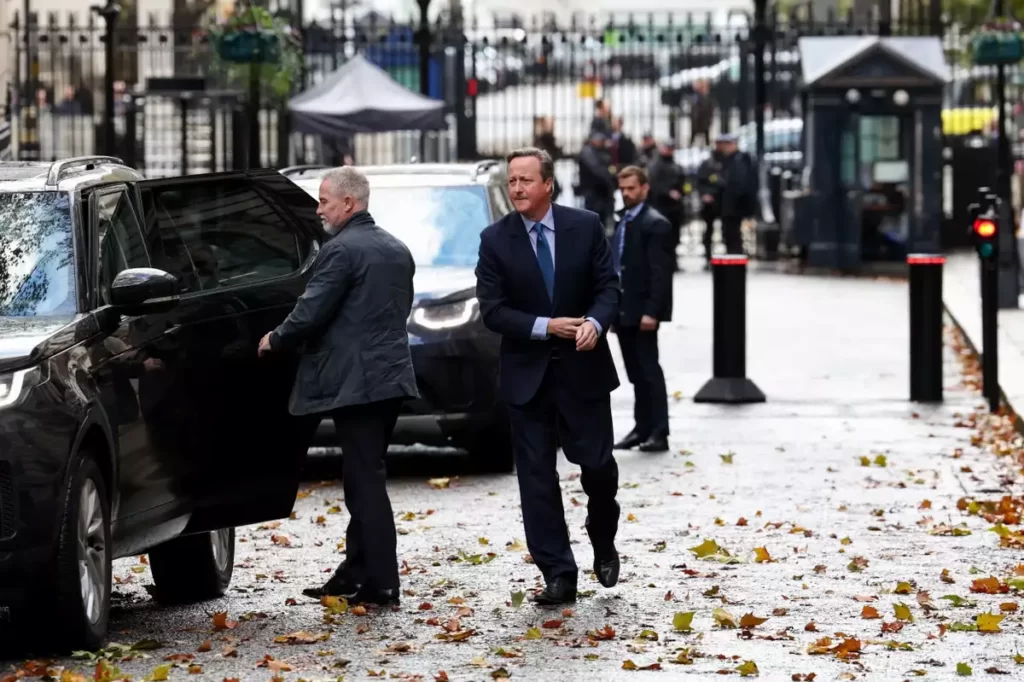 Former UK Prime Minister David Cameron Returns as Foreign Secretary in ...